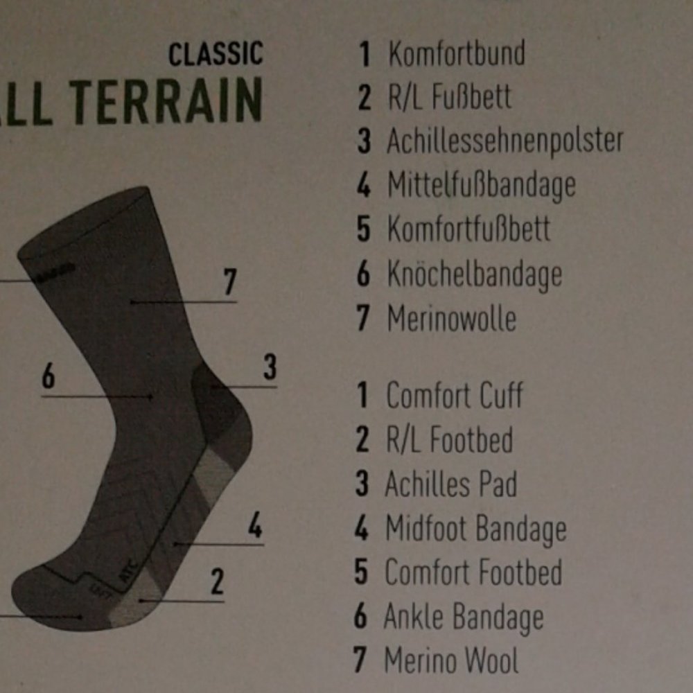 Lowa all Terrain Classic  New Socks - Picture 6 of 9